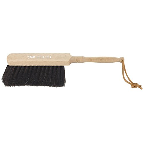 FSC Certified Beech Wood Hand Brush - Natural Brown & Black Wooden Broom for Home Cleaning | Perfect for Fireplace, Garage, Patio & Outdoor Use