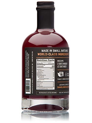 Daniel's Broiler Old Fashioned Cocktail Mix - Premium Steakhouse Craft Mixer with Bitters & Organic Sugar (375ml) - Perfect for Home Bars, Dinner Parties & Whiskey Cocktail Enthusiasts