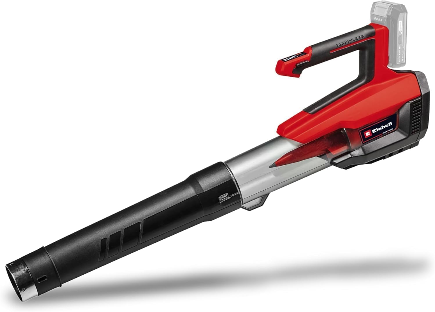 Einhell GP-LB 18/200 Li E-Solo 18V Cordless Leaf Blower - Brushless Motor, Variable Speed, Axial Fan Technology (Battery & Charger Not Included) - Perfect for Yard Cleanup, Driveway Clearing & Garden Maintenance