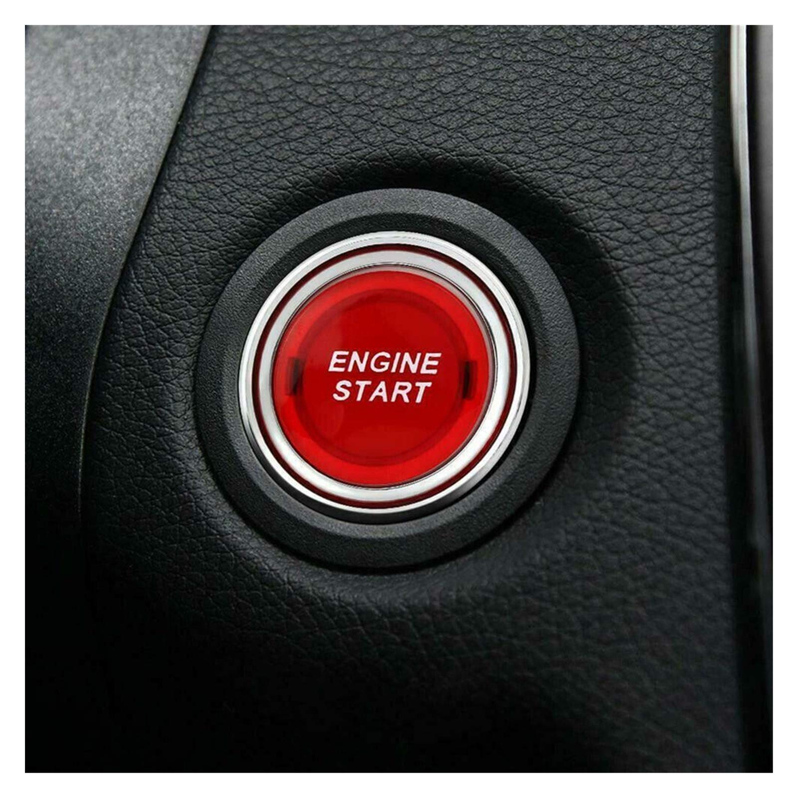 12V Pure Copper Car Engine Start Push Button Switch - Blue LED Illuminated Momentary Starter for Racing & Off-Road Vehicles | Perfect for Custom Car Builds, Hot Rods & Performance Upgrades