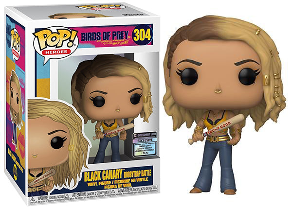 Black Canary Boobytrap Battle Collectible Trading Cards - Birds of Prey Series 304 - Entertainment Earth Exclusive - Perfect for DC Comics Fans and Card Collectors