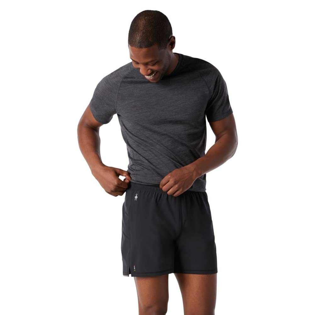 Smartwool Men's Merino Sport Lined 5'' Shorts - Breathable & Odor-Resistant Hiking & Running Shorts for Outdoor Activities & Gym Workouts