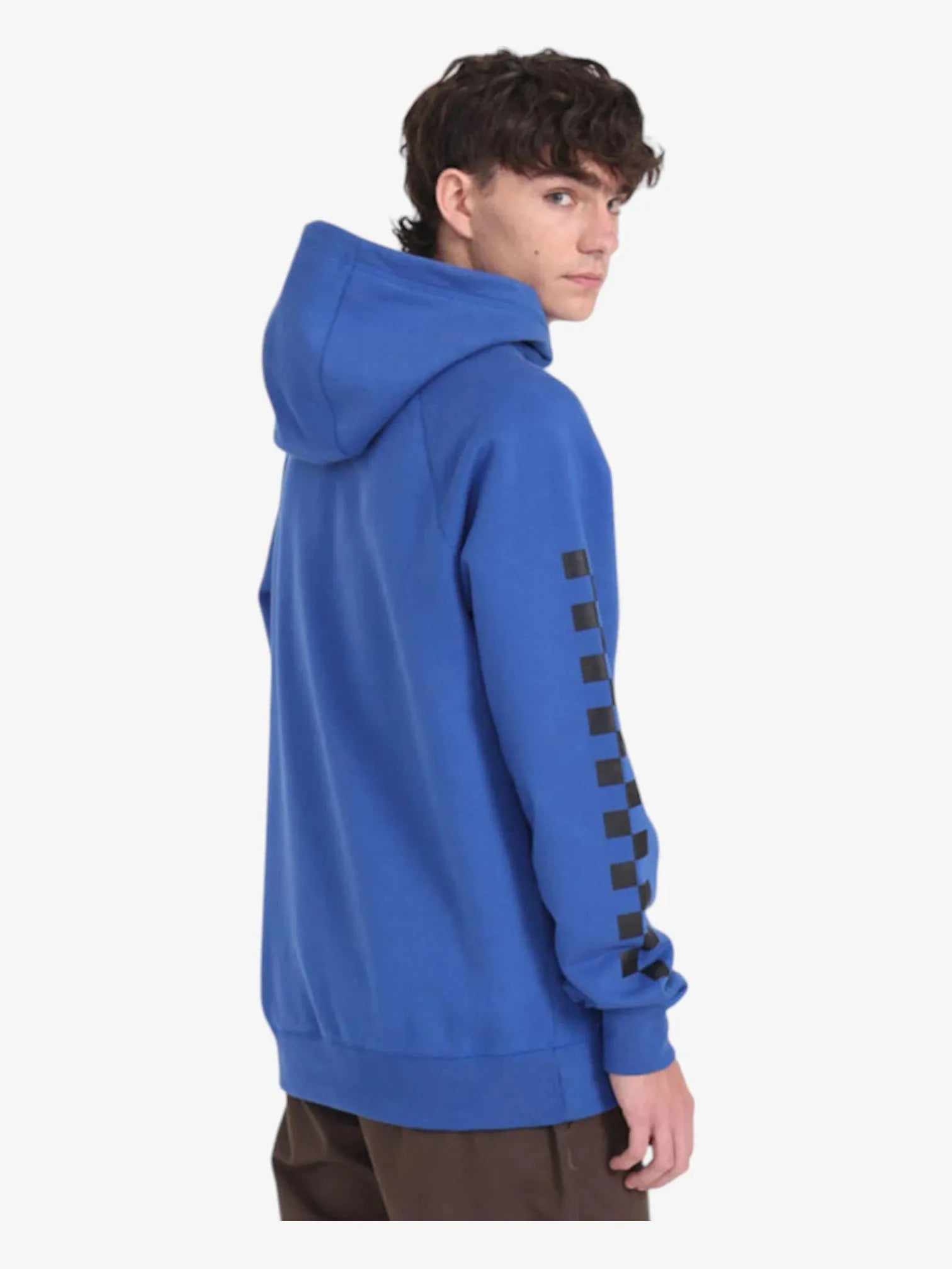 Vans Classic Boxed Logo Hoodie in Blue - Stylish & Comfortable for Casual Wear, Street Fashion & Everyday Outfits