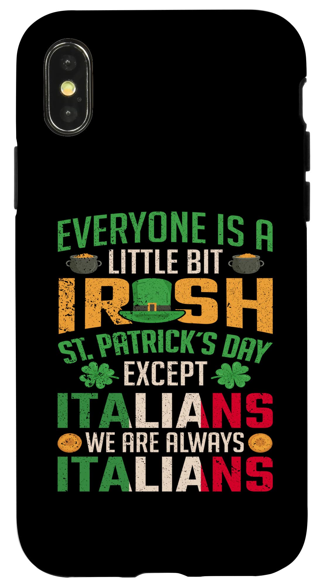 iPhone X/XS St. Patrick's Day Protective Case - 