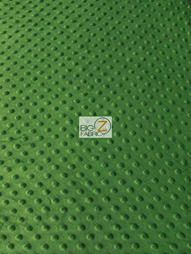 Hug-Z™ Soft Dimple Dot Minky Fabric by The Yard - Premium DIY Baby Blankets, Nursery Decor, Cozy Clothing & Snuggle Material (Mint Green) | Perfect for Sewing Projects, Swaddles, Plush Toys & Home Decor