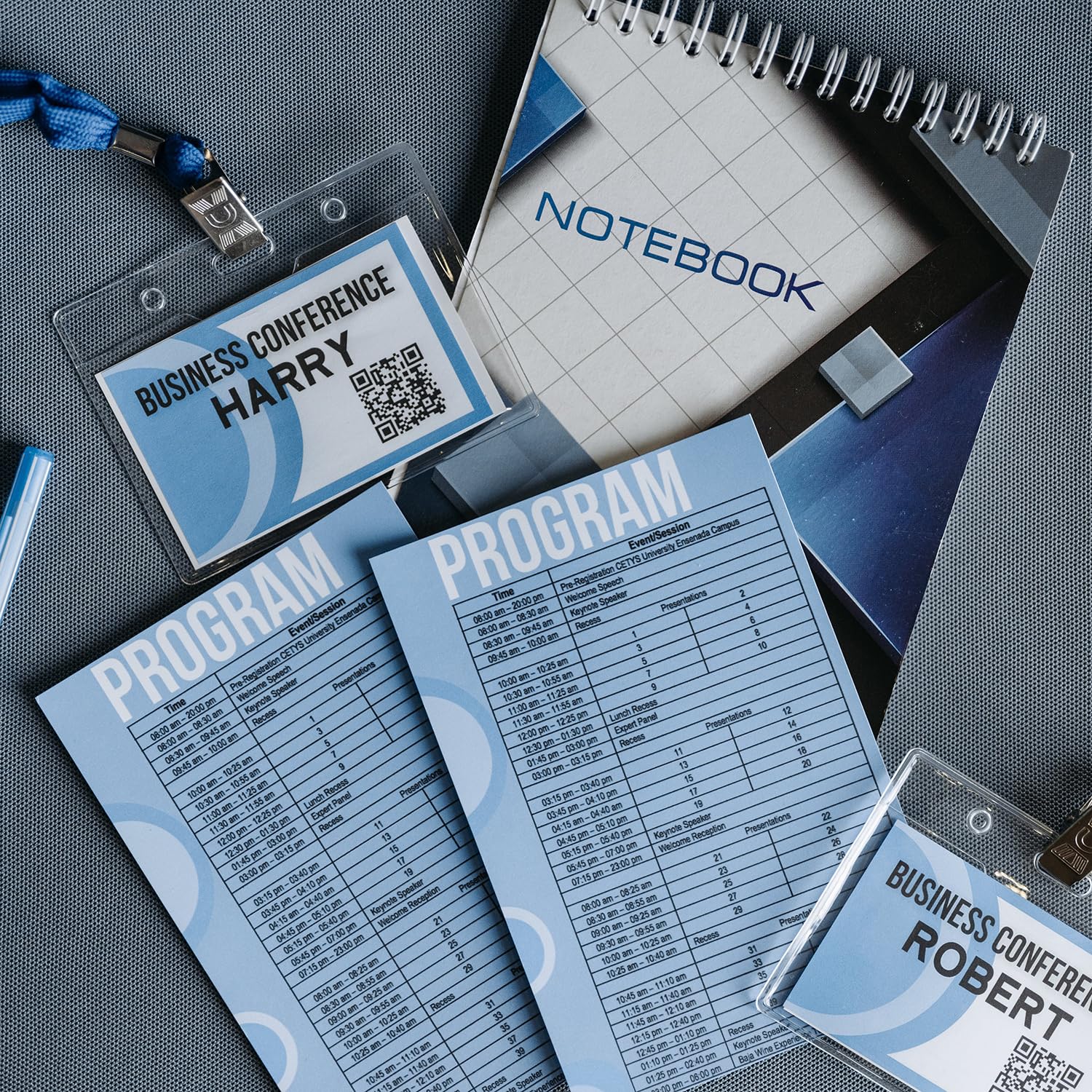 Mr-Label 300 Premium Name Badge Inserts - 230GSM Heavyweight Card Stock, 3x4 Inch Double-Sided Printable Badge Refills, Micro-Perforated White Paper for Inkjet/Laser Printers - Perfect for Conferences, Events, Office ID Cards & Professional Networking