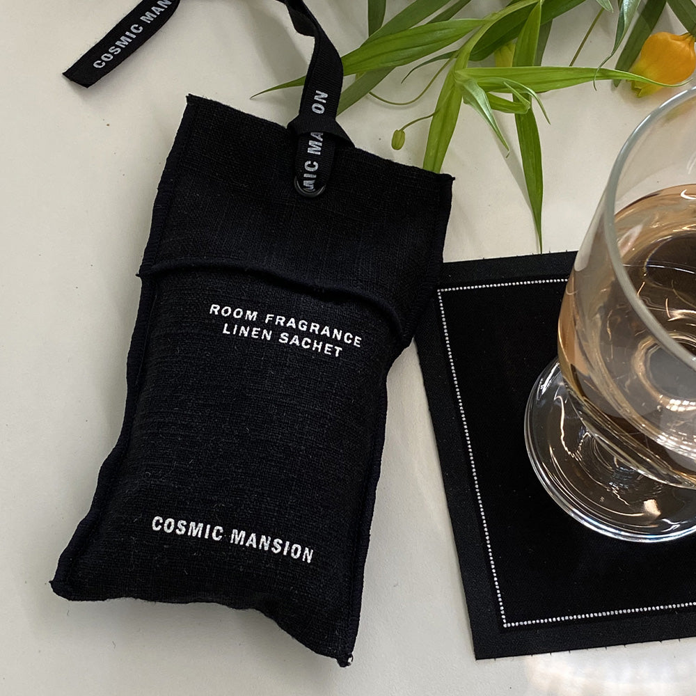 Premium COSMIC MANSION Linen Sachet - Girl With Rose Fragrance (35g) | Natural Home & Closet Freshener for Women