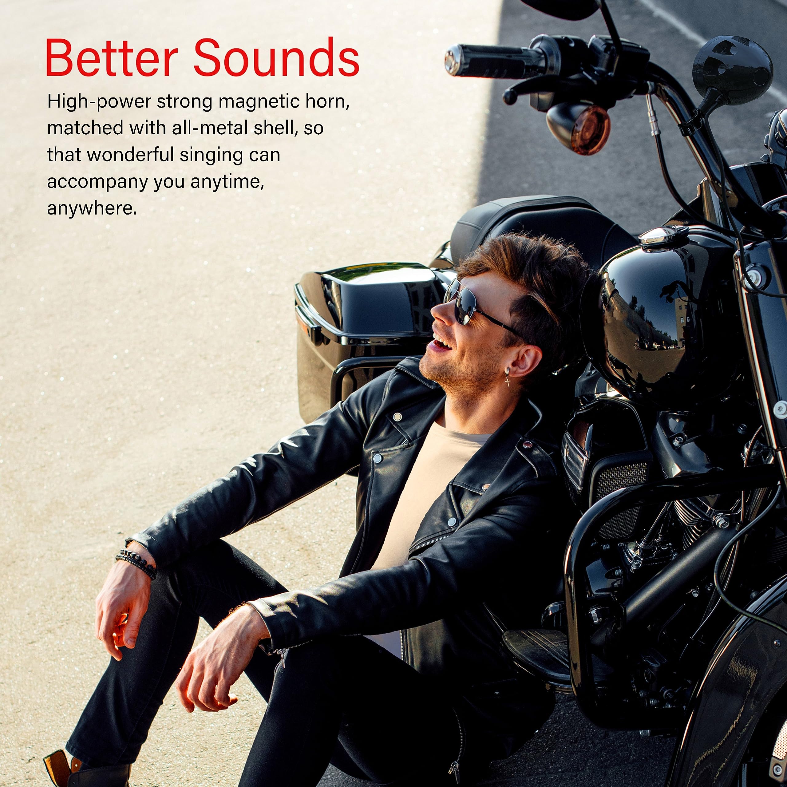 Waterproof Motorcycle Bluetooth Speakers - ATV/UTV Sound System, RZR Speakers, Golf Cart Stereo, Jet Ski Speakers, Sound Bar - Perfect for Outdoor Adventures and Off-Road Fun