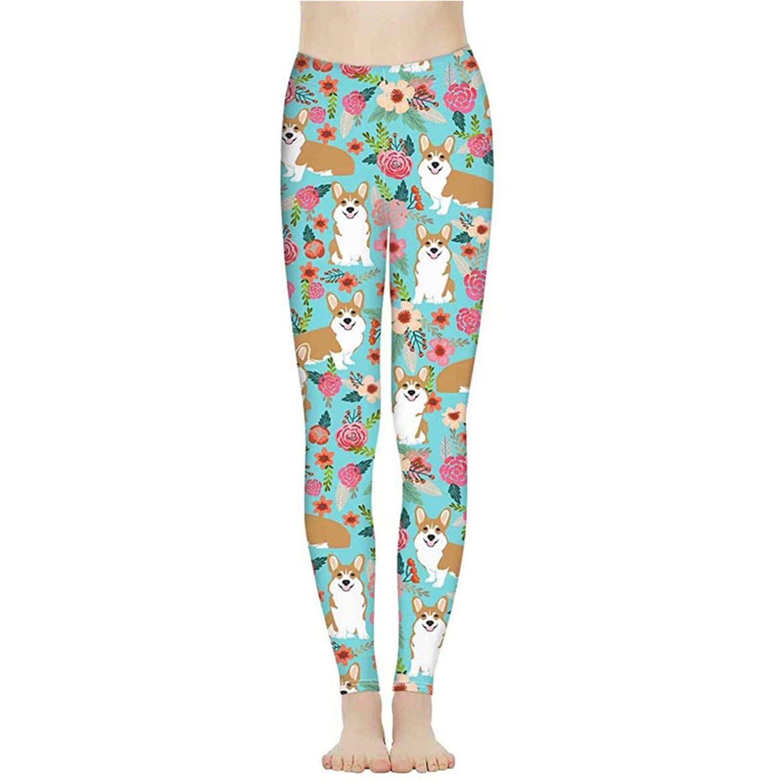 Forchrinse Women's High Waisted Yoga Pants - Green Camouflage Tummy Control Workout Leggings for Yoga, Gym & Running | Comfortable Athletic Pants for Women