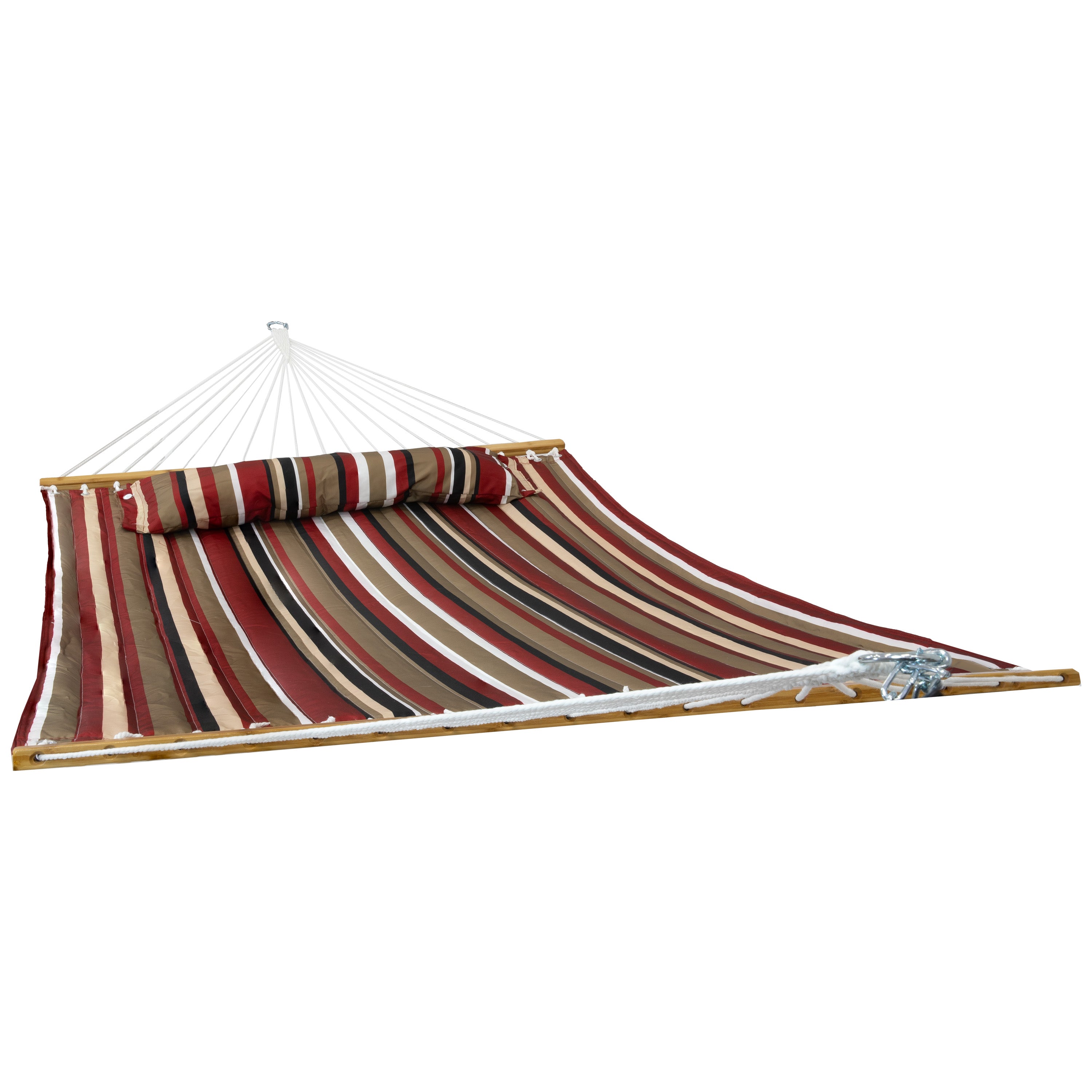 Sunnydaze 2 Person Extra Large Quilted Outdoor Hammock - 77.5