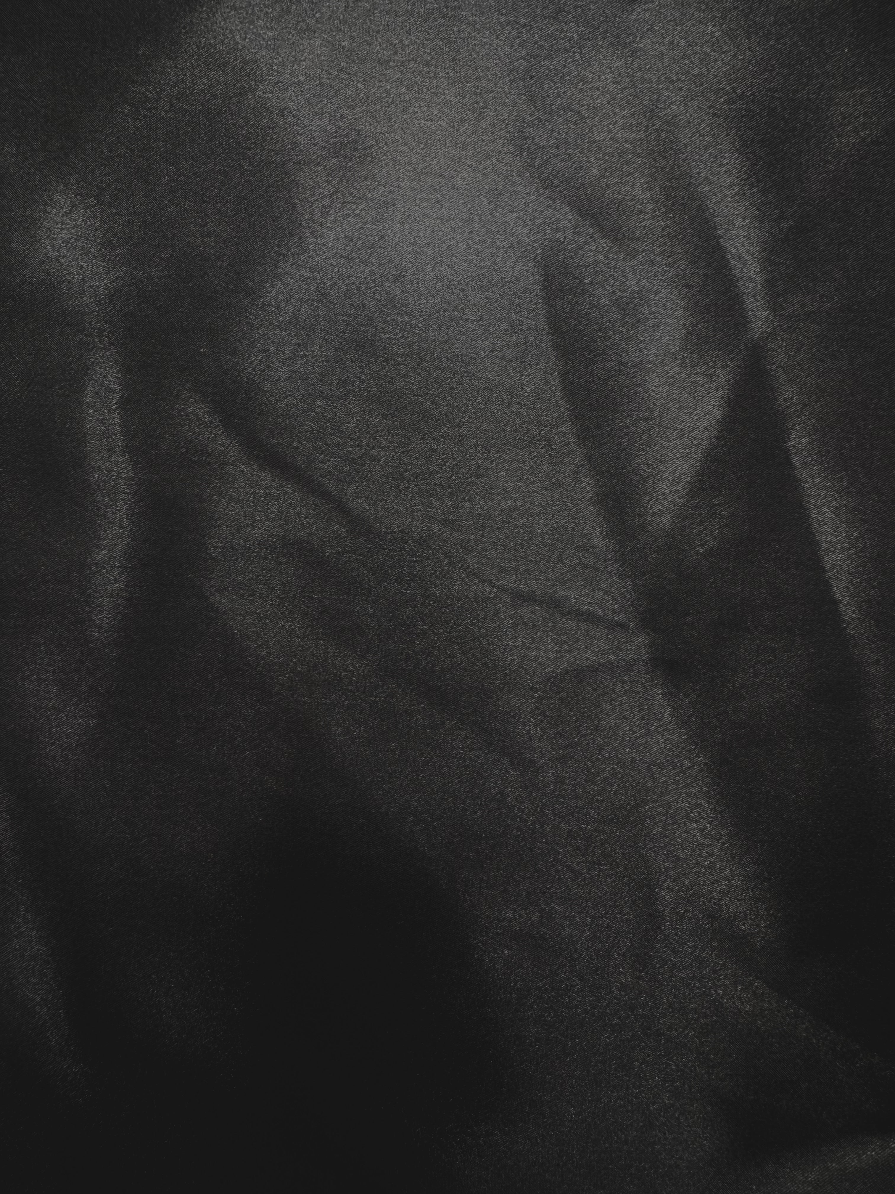 Premium Stretch Satin Charmeuse Fabric - Soft Black - 3 Pieces (1 Yard Each) | Perfect for Dresses, Scarves & DIY Fashion Projects