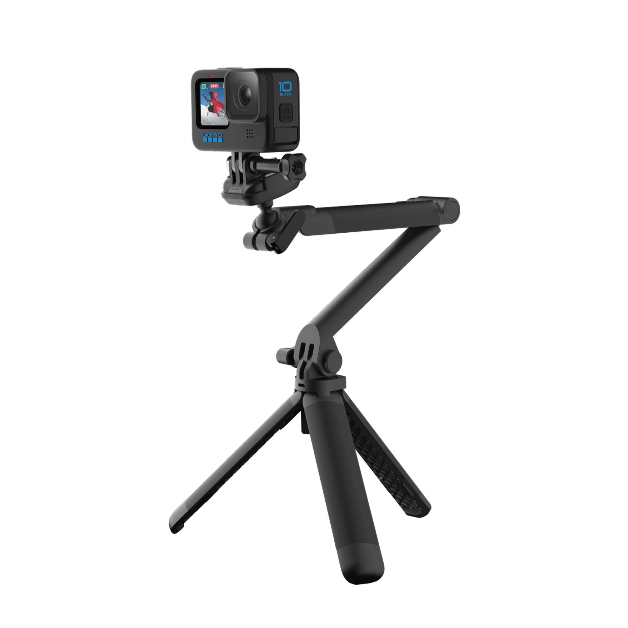 GoPro 3 Way Handle V2 - Extendable Tripod, Grip & Arm for Action Camera - Perfect for Vlogging, Travel & Outdoor Adventures