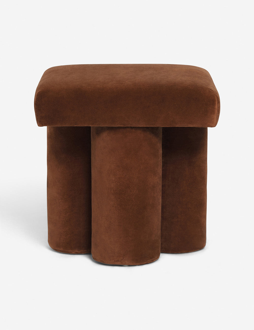 Sarah Sherman Samuel Clover Stool - Modern Boho Accent Stool for Living Room, Bedroom, or Nursery Decor