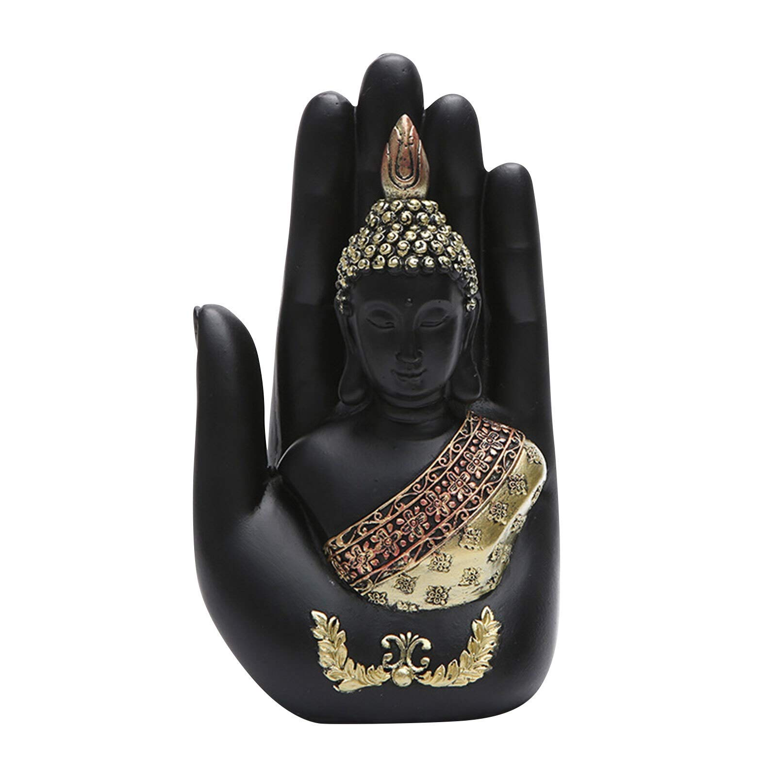 Resin Buddha Statue - Retro Meditating Sakyamuni Figurine for Home & Garden Decor | Zen Meditation Room, Yoga Studio, Outdoor Garden Ornament