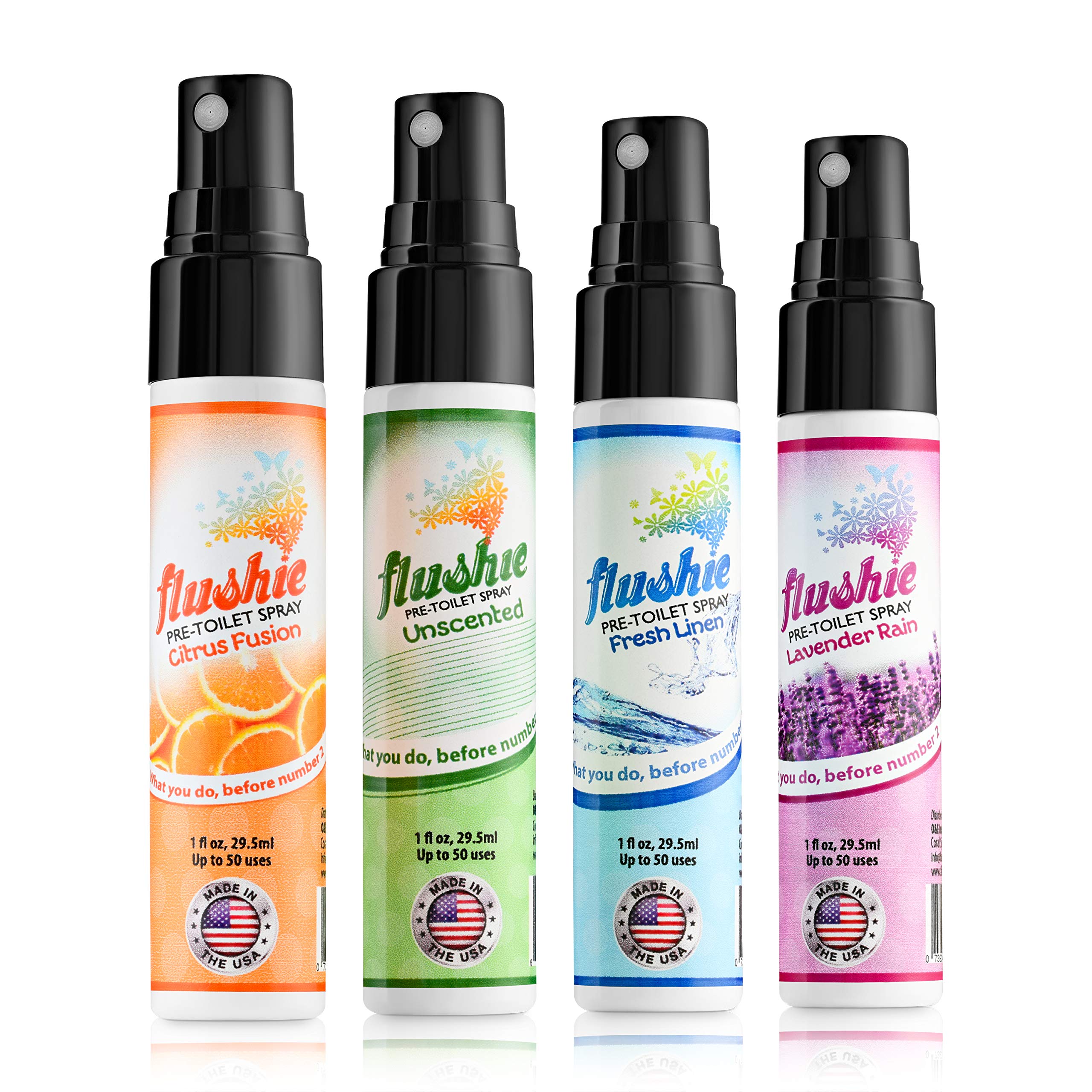 **Travel Size Poop Odor Eliminator Spray - Portable Toilet Deodorizer for Bathroom & Travel Essentials | Freshen Air at Home, Office, or On-the-Go**
