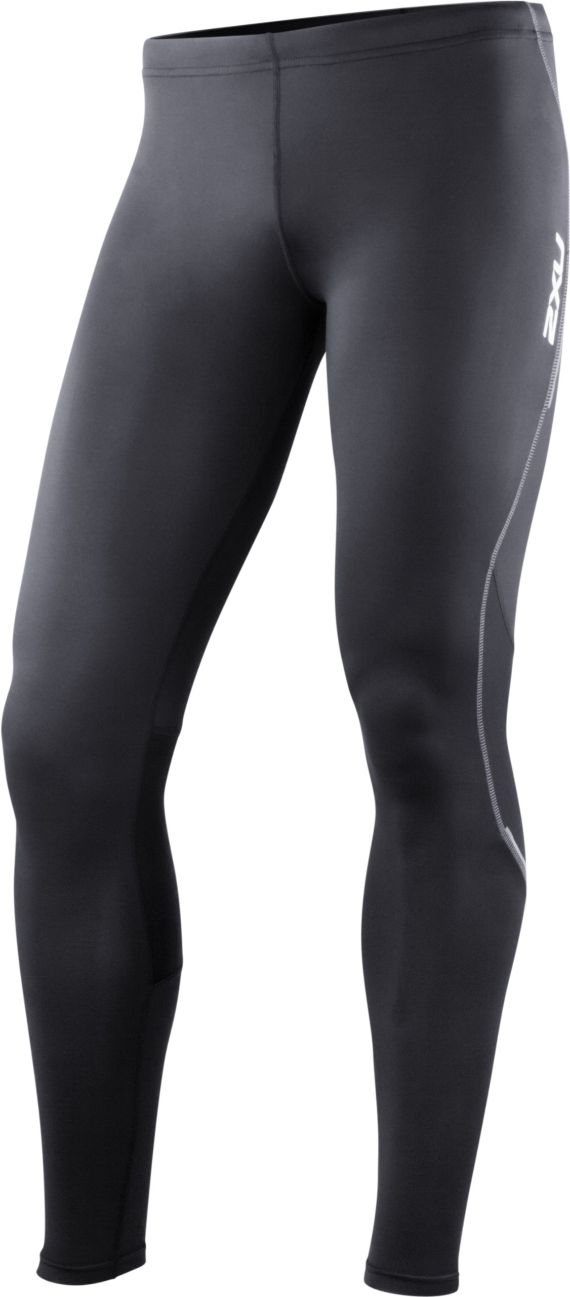 2XU Men's Compression Running Tights - High Performance Workout Pants for Jogging, Gym & Training - Moisture Wicking & Breathable Activewear (Black, Medium)