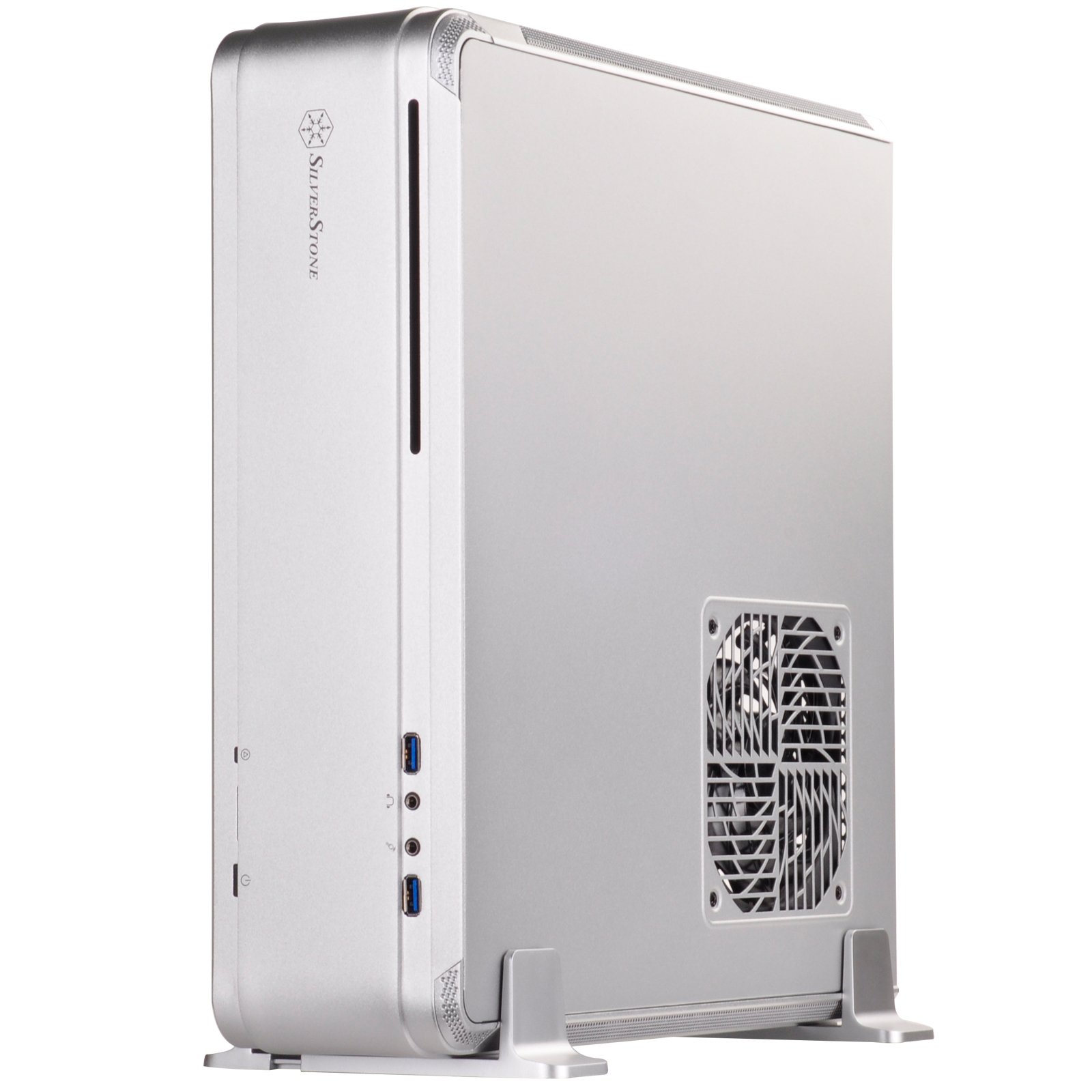 Silverstone SST-FTZ01S Premium Mini-ITX PC Gaming Case - Compact Aluminum Chassis for High Performance Gaming Rigs | Perfect for Small Space Setups & Home Office Battlestations