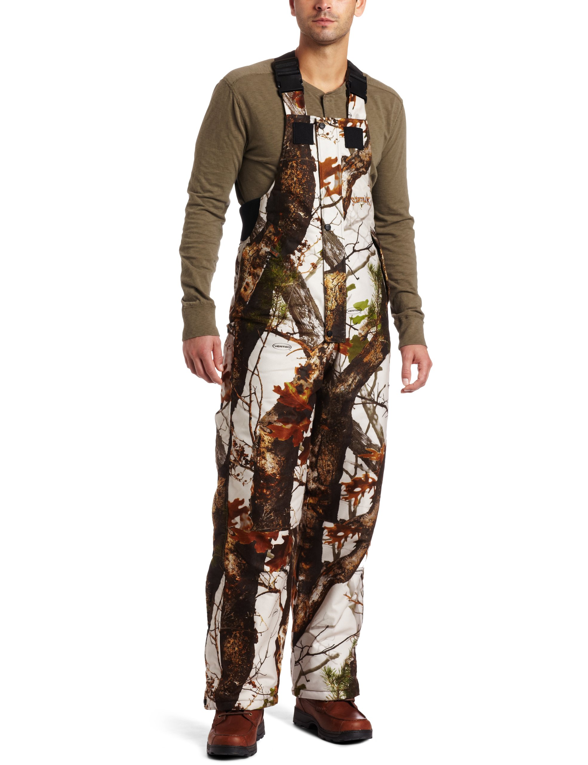 ScentLok Men's Thundertek Insulated Hunting Bib Overalls - Waterproof Camo Bibs for Cold Weather Hunting & Outdoor Activities
