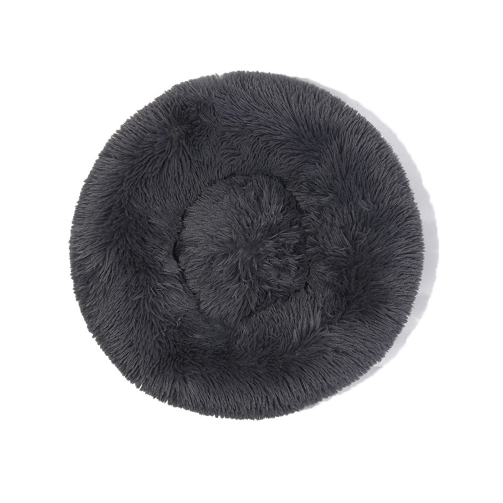 Washable Plush Round Pet Bed for Dogs & Cats - Soft Comfortable Donut Cuddler Kennel for Small Pets | Cozy Snooze Sleeping Bed for Puppies & Kittens | Perfect for Home, Crate & Travel Use