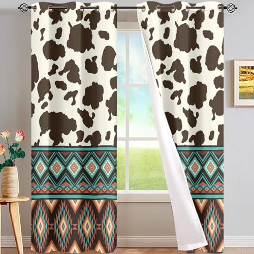 Southwestern Tribal Cow Print