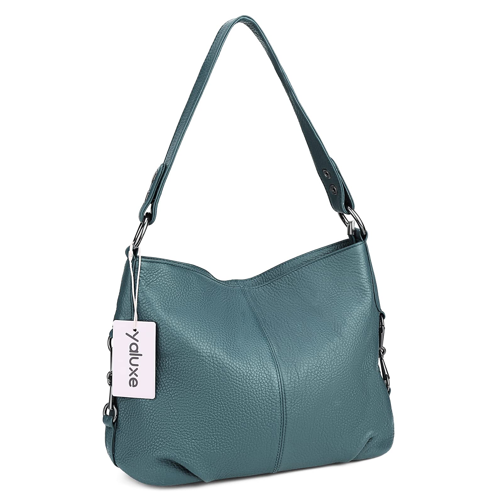 YALUXE Genuine Leather Shoulder Bag for Women - Stylish Crossbody Purse for Work & Travel