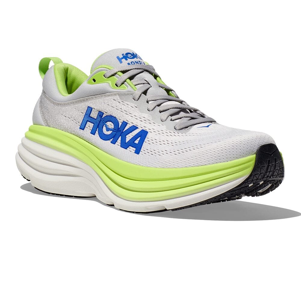 Hoka Men's Bondi 8 Running Shoes - Lightweight Cushioned Sneakers for Marathon, Jogging & Walking - Breathable Mesh Upper with Maximum Support & Comfort