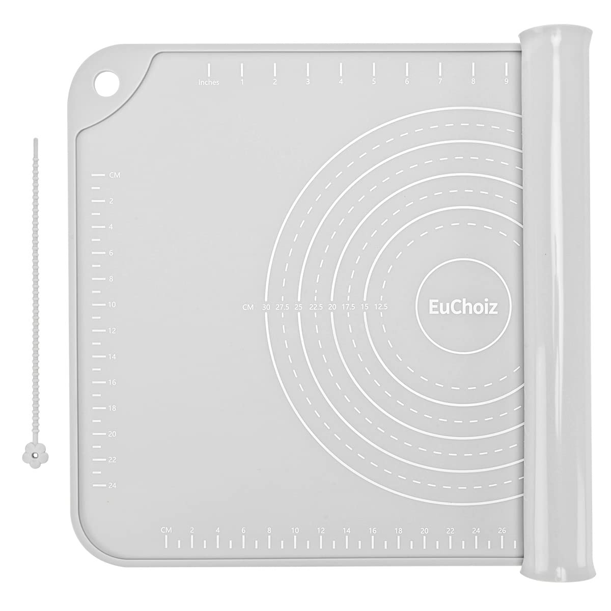24x16 Inch Extra Thick Non-Stick Silicone Baking Mat - Food Grade Pastry Dough Rolling Mat with Raised Edges for Cookies, Pies & Bread Making | Perfect for Home Bakers & Professional Kitchens