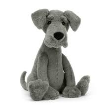Jellycat Plush Zeus Great Dane Stuffed Animal - Super Soft Luxury Dog Toy for Kids & Adults, Perfect for Cuddling, Gifts, Nursery Decor & Stress Relief