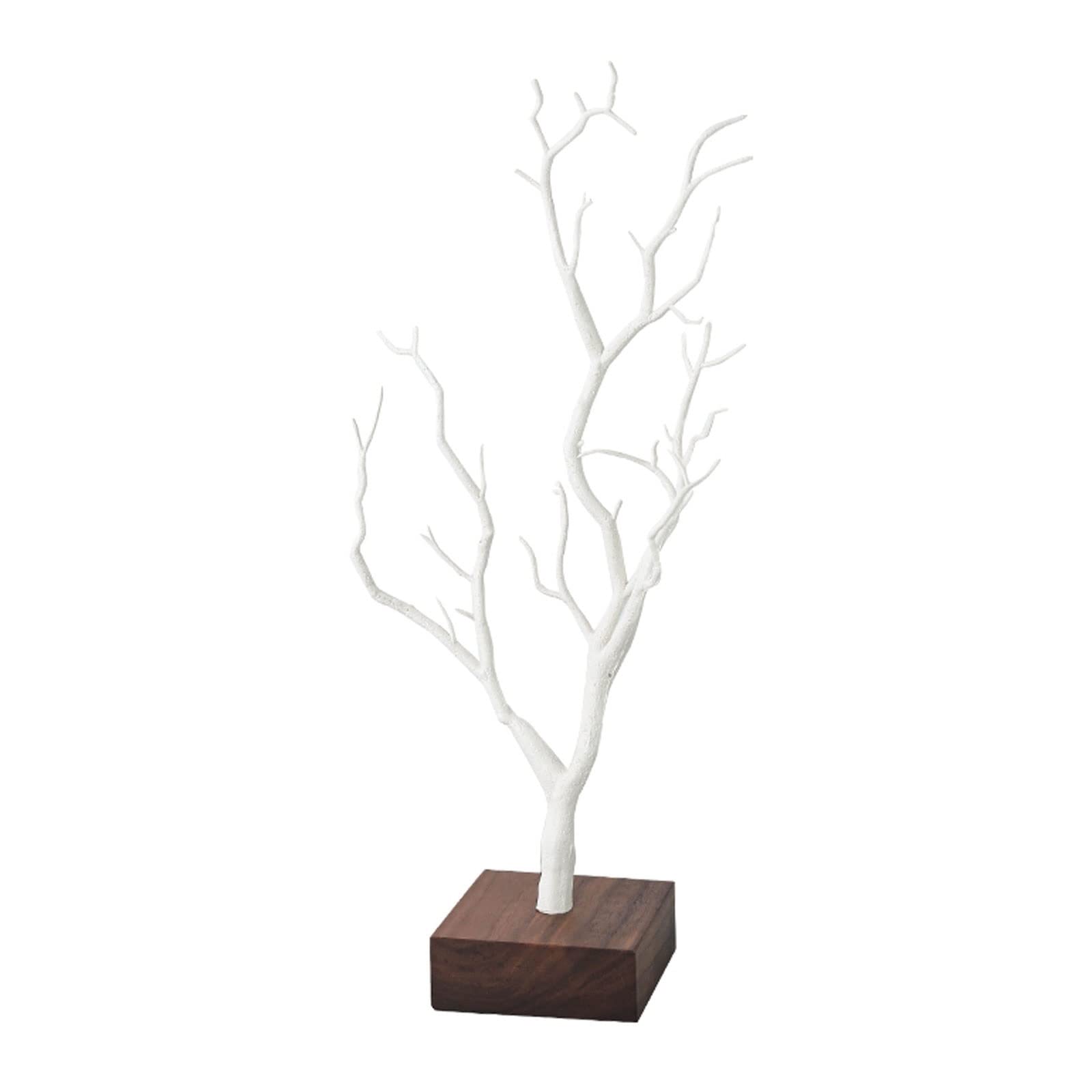 YANZHEXIN Jewelry Display Stand - Tree Shape Necklace Earrings Bracelet Holder, Jewelry Organizer Storage Shelf for Desktop Decoration (White) - Perfect for Boutique, Home Decor & Gift Shop Displays