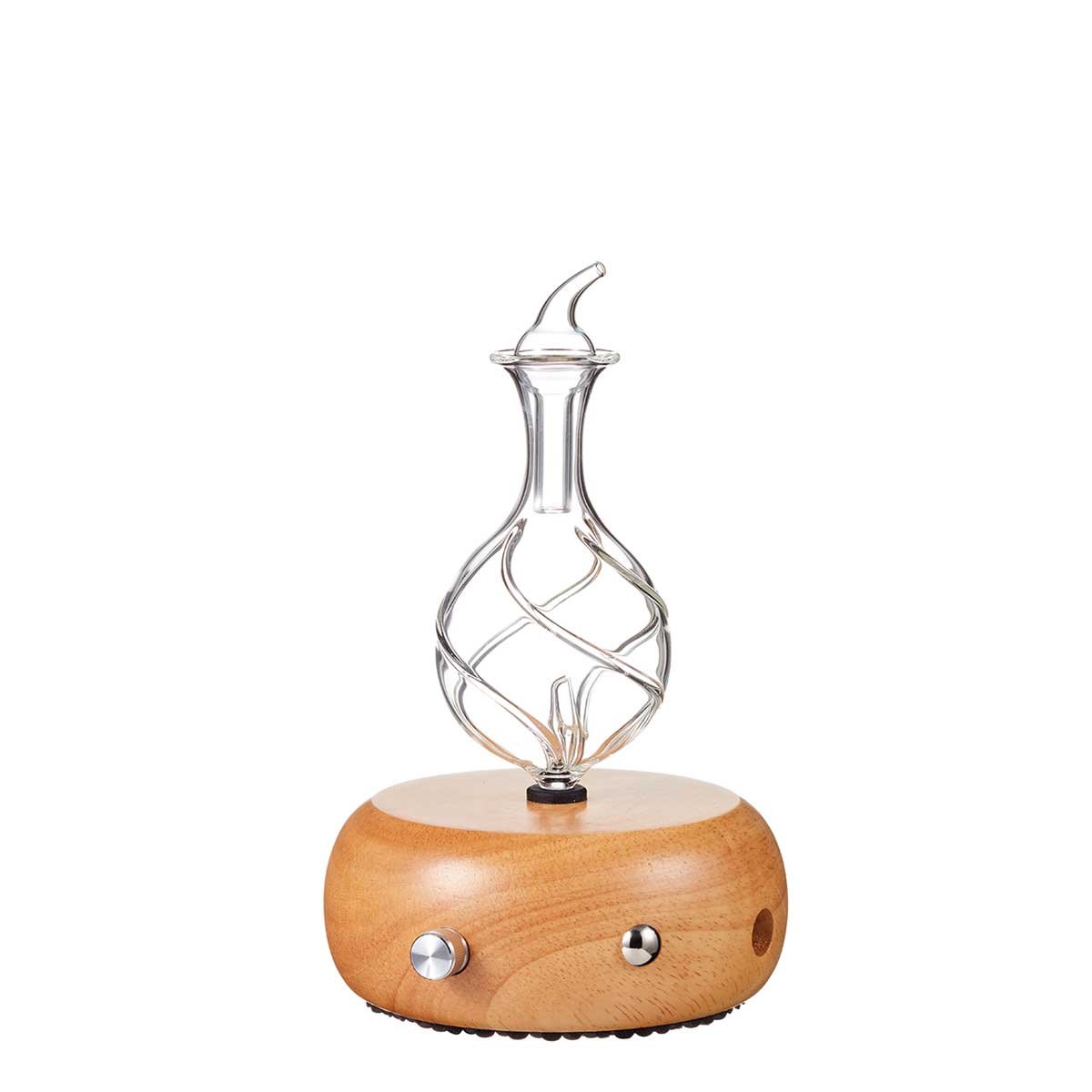 Organic Aromas Radiance Essential Oil Diffuser - Ultrasonic Nebulizing Aromatherapy Device for Home, Office & Spa | No Heat, No Water, No Plastic | Perfect for Relaxation, Stress Relief & Air Purification
