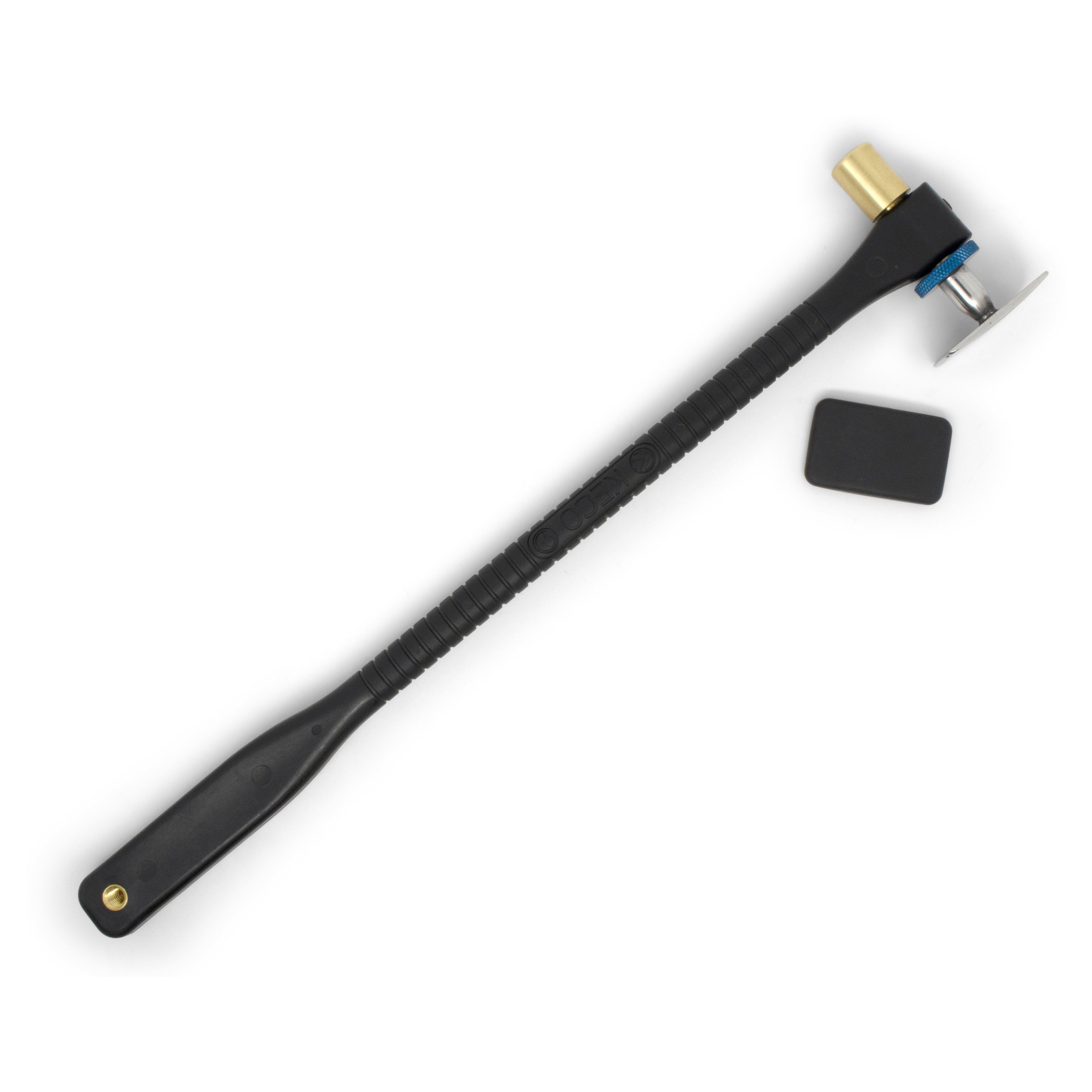 JVF Professional Blending Body Hammer - Dual Tip (Polished & Brass) for Auto Body Repair, Metal Shaping & Dent Removal - Perfect for DIY & Professional Use