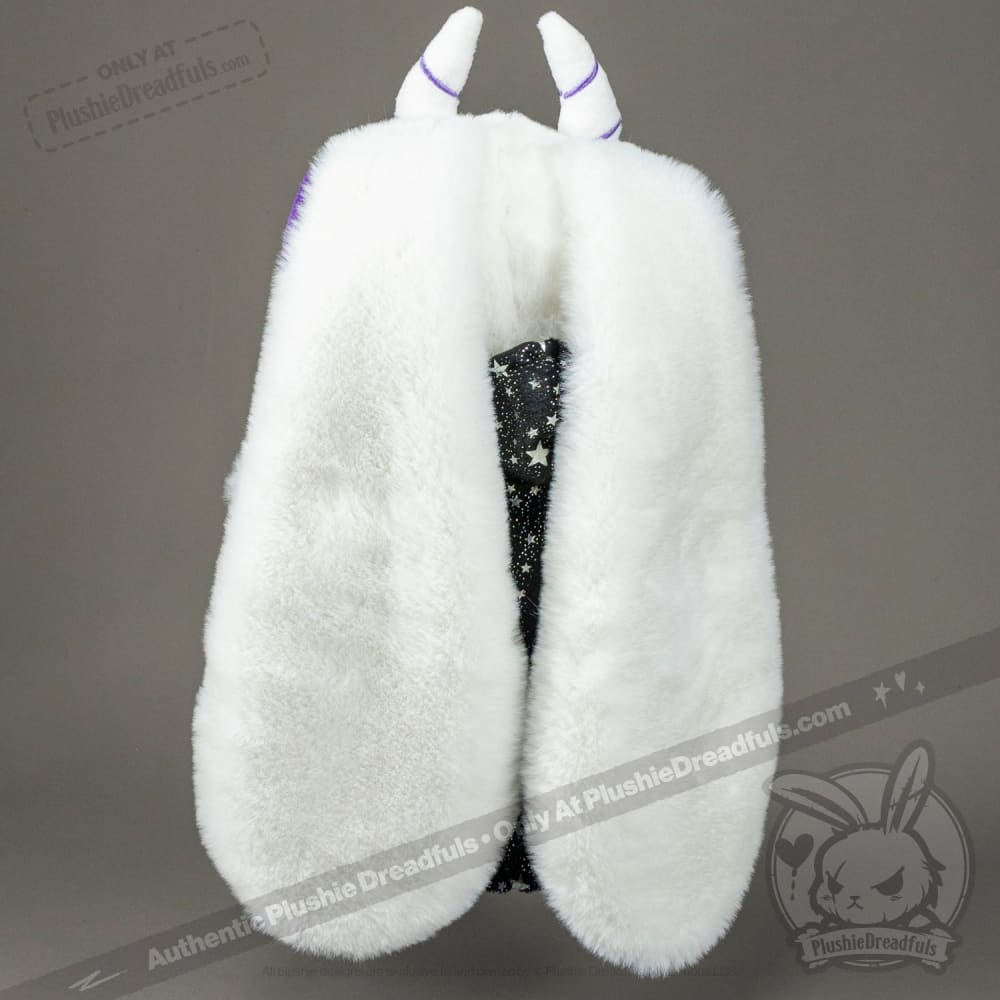 Plushie Dreadfuls White Witch Bunny Stuffed Animal Toy - Soft Cute Plush Bunny for Halloween Decor, Gift Giving & Cuddling