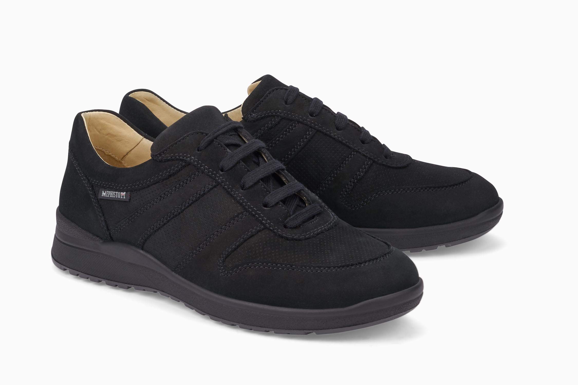 Mephisto Women's Comfortable Walking Sneakers - Lightweight Athletic Shoes for Casual Wear, Travel & Everyday Use
