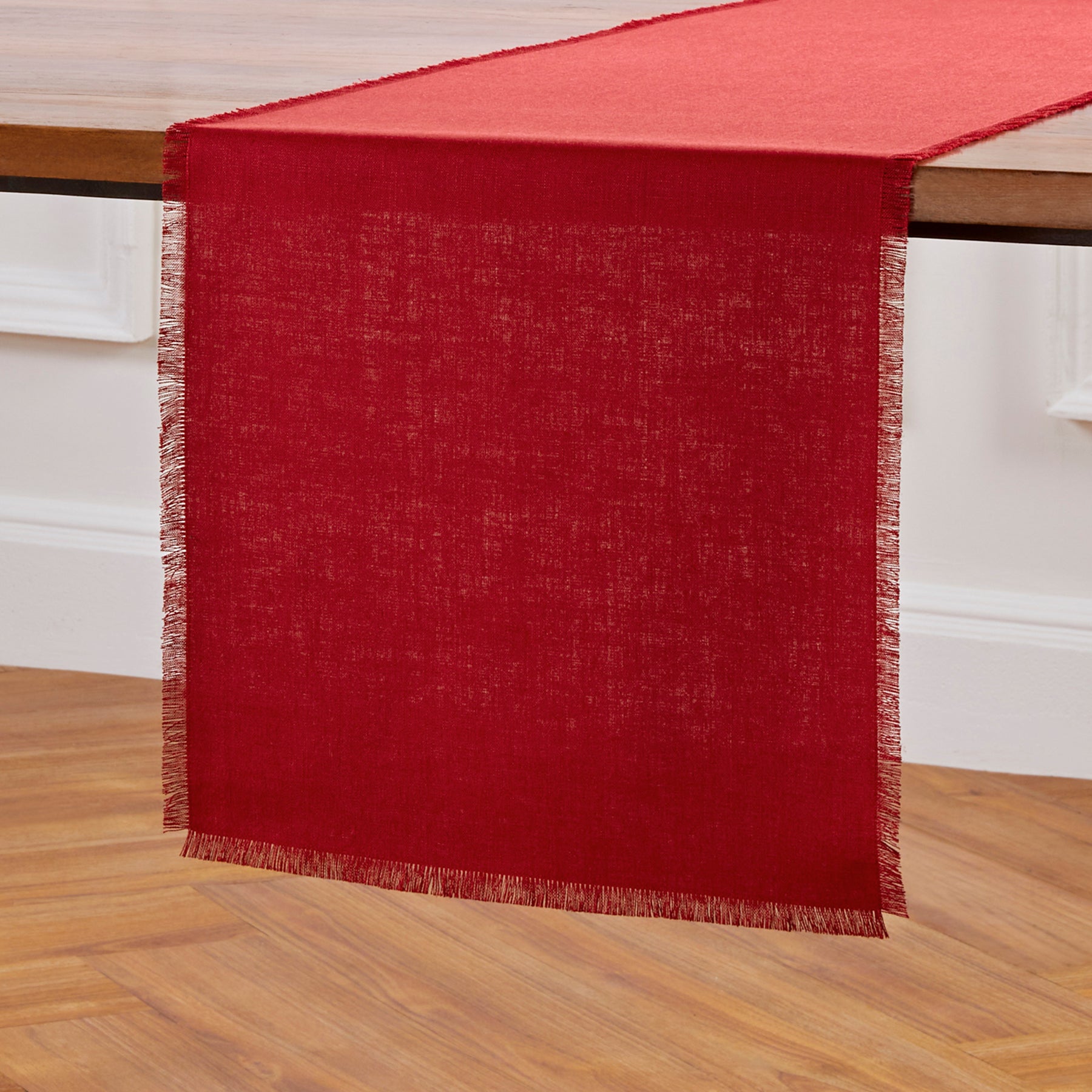 Elegant Fringe Table Runner for Dining Room Decor - Perfect for Weddings, Parties, and Home Decor