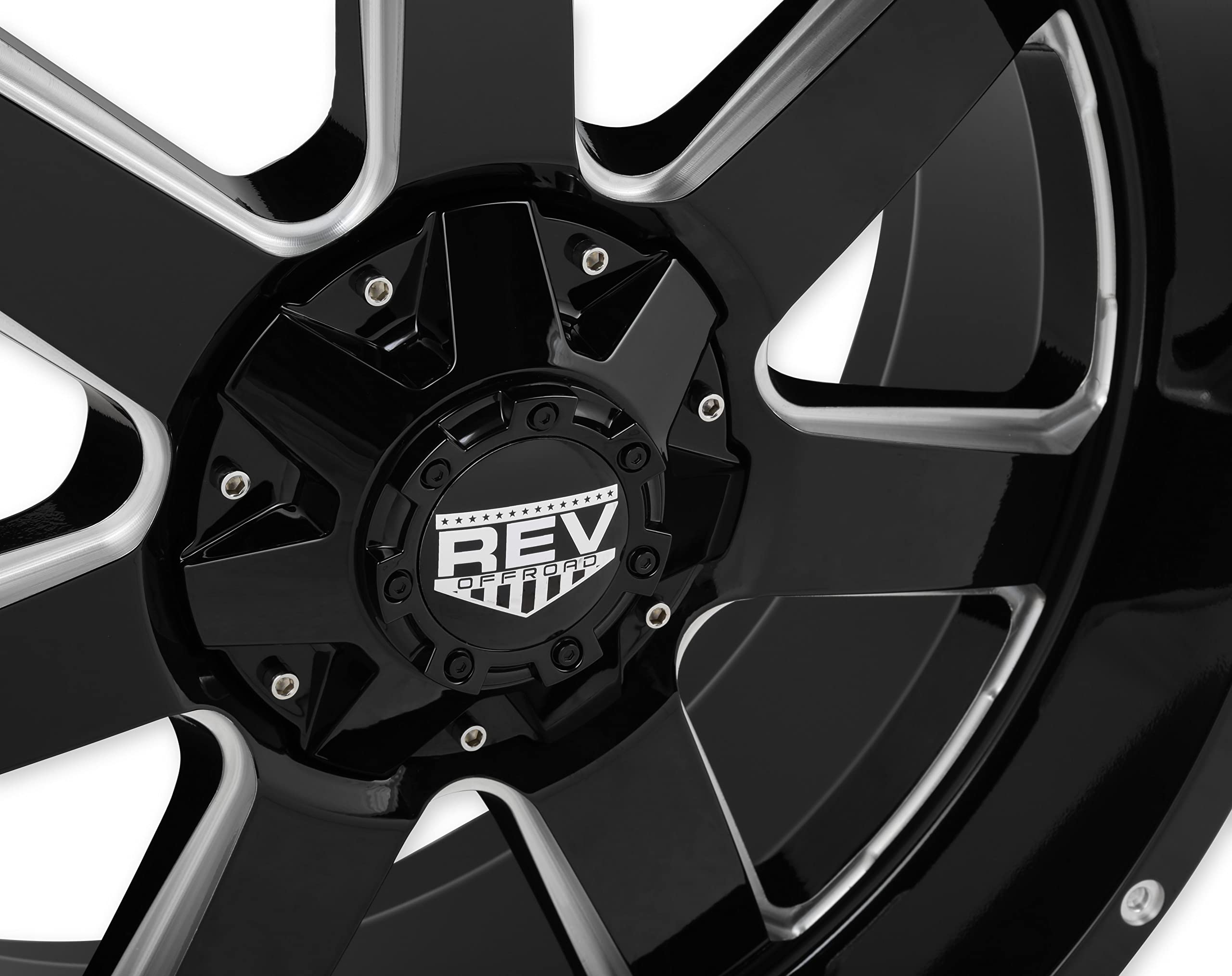 885M-7903212 17x9 Black/Machine Lip Wheel - 5x5 & 5x5.5 Bolt Pattern - Perfect for Jeep Wrangler, Ford F-150 & Off-Road Vehicles