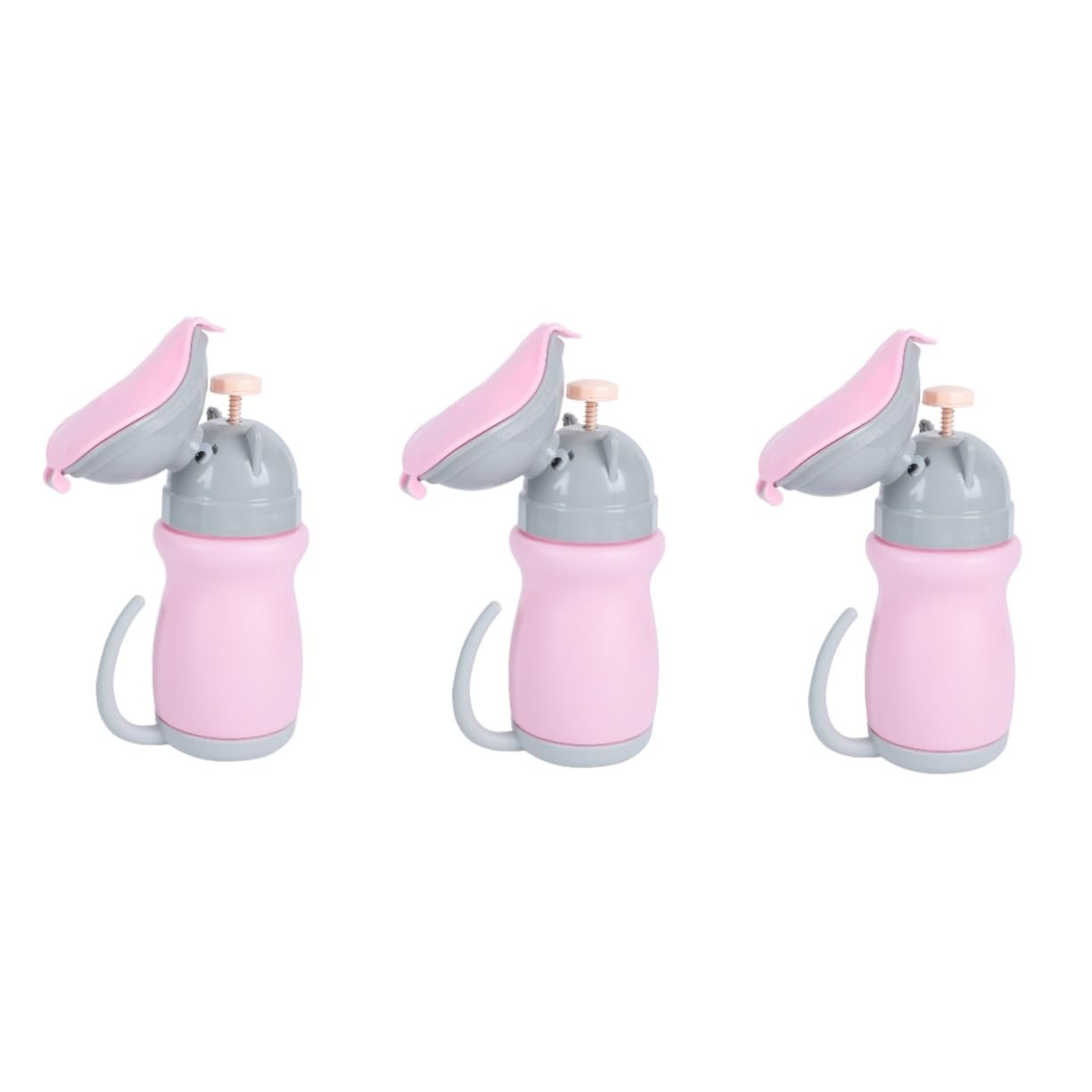 3 Pack Lightweight Travel Urinal Bottle for Kids - Leakproof & Durable Emergency Toilet Solution - Perfect for Car Trips, Camping, and Outdoor Adventures