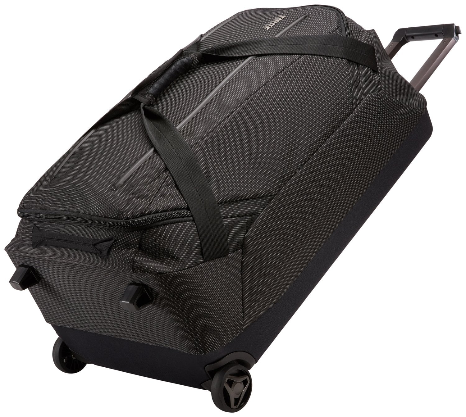 Thule Crossover 2 Wheeled Duffel Bag 30-Inch Black - Durable Travel Luggage for Airplane, Gym & Outdoor Adventures