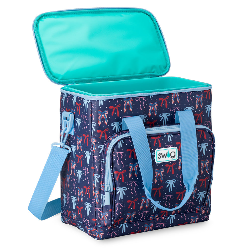 Miss Independence Boxxi 24 Can Cooler - Insulated Soft-Sided Cooler Bag for Picnics, Beach Trips & Tailgating | Keeps Drinks Cold for Hours
