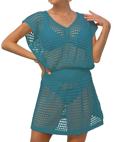 Hollow Out Peacock Green