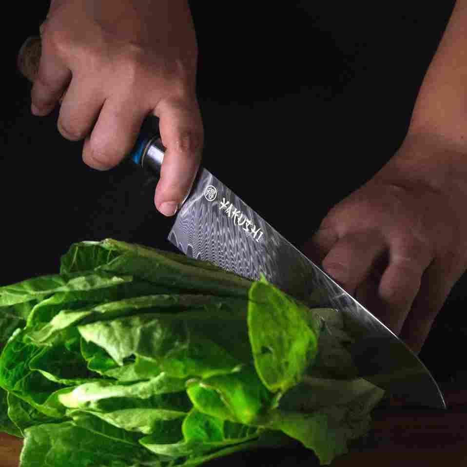 Premium Yakushi™ Damascus Steel Chef Knife - 8