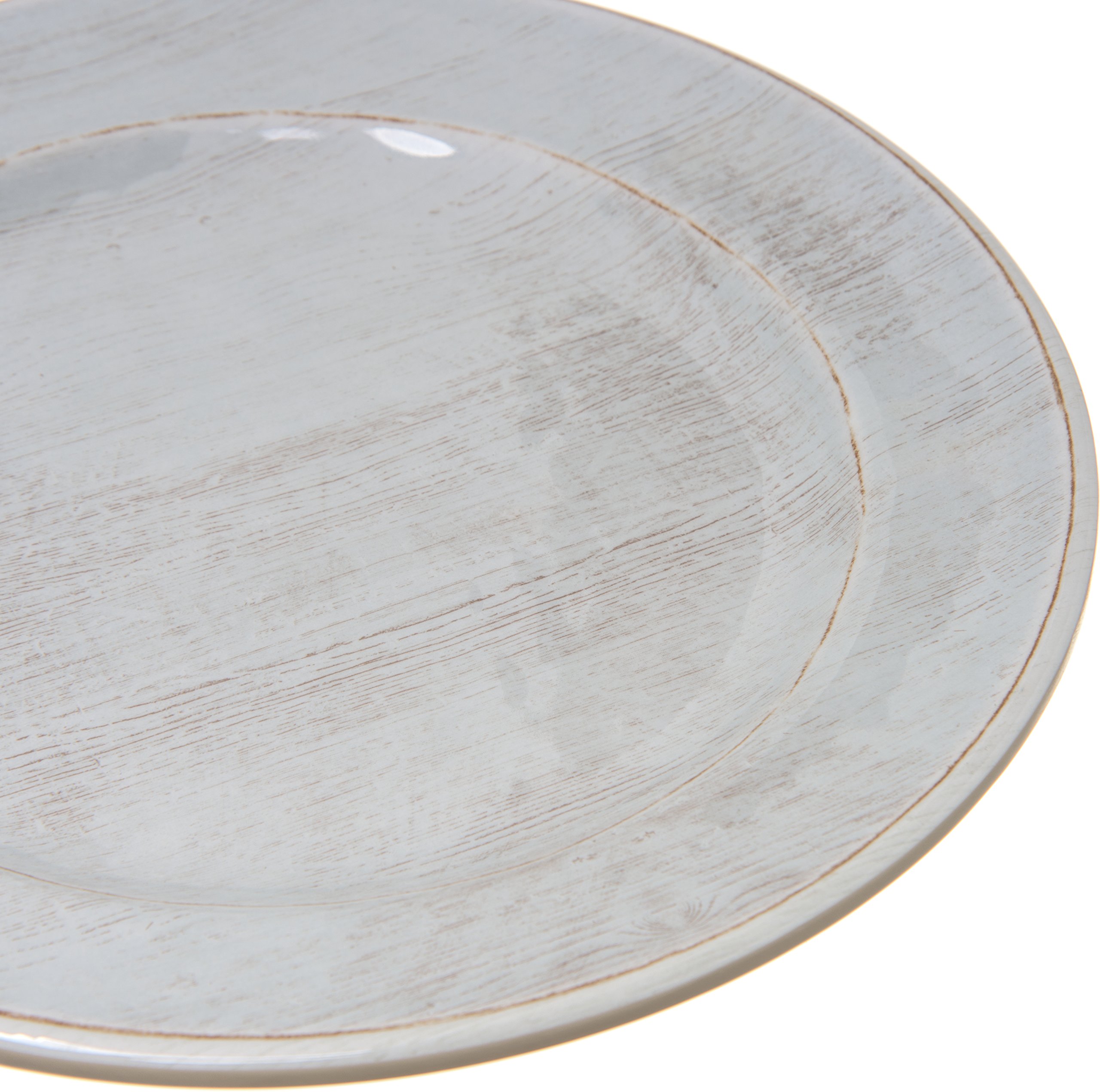 Carlisle 7-Inch Melamine Appetizer Plates with Rim - Pack of 12, Buff Color - Durable Reusable Plastic Plates for Home, Restaurant & Catering - Perfect for Parties, BBQs & Events
