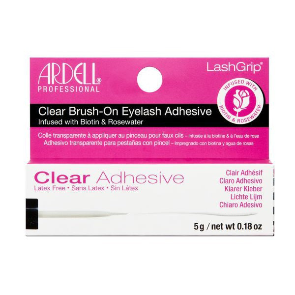 Ardell LashGrip Brush On Lash Adhesive 67595 - Waterproof Eyelash Glue for False Lashes, Strong Hold, Latex-Free - Perfect for Daily Wear, Special Occasions & Professional Makeup Artists