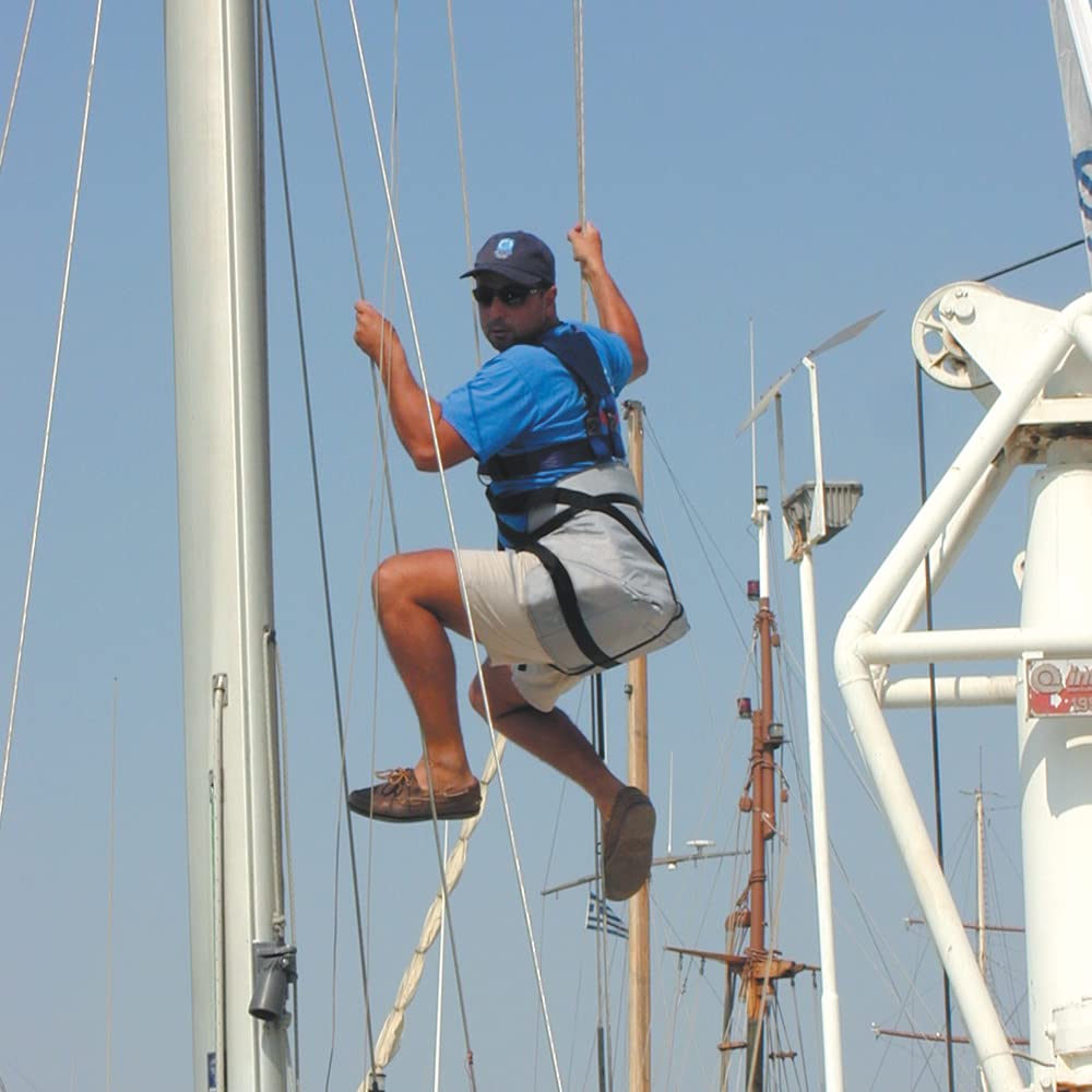 Professional Bosun's Chair - Heavy Duty Safety Seat for Extended Work at Heights - Ideal for Sailboat Rigging, Window Cleaning & Construction Work