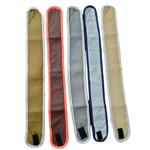 ZAUKY 5-Pack Stretchable Facial Headbands for Women - Soft Hair Bands for Makeup, Skincare & Washing Face - Perfect for Salon, Spa & Home Use