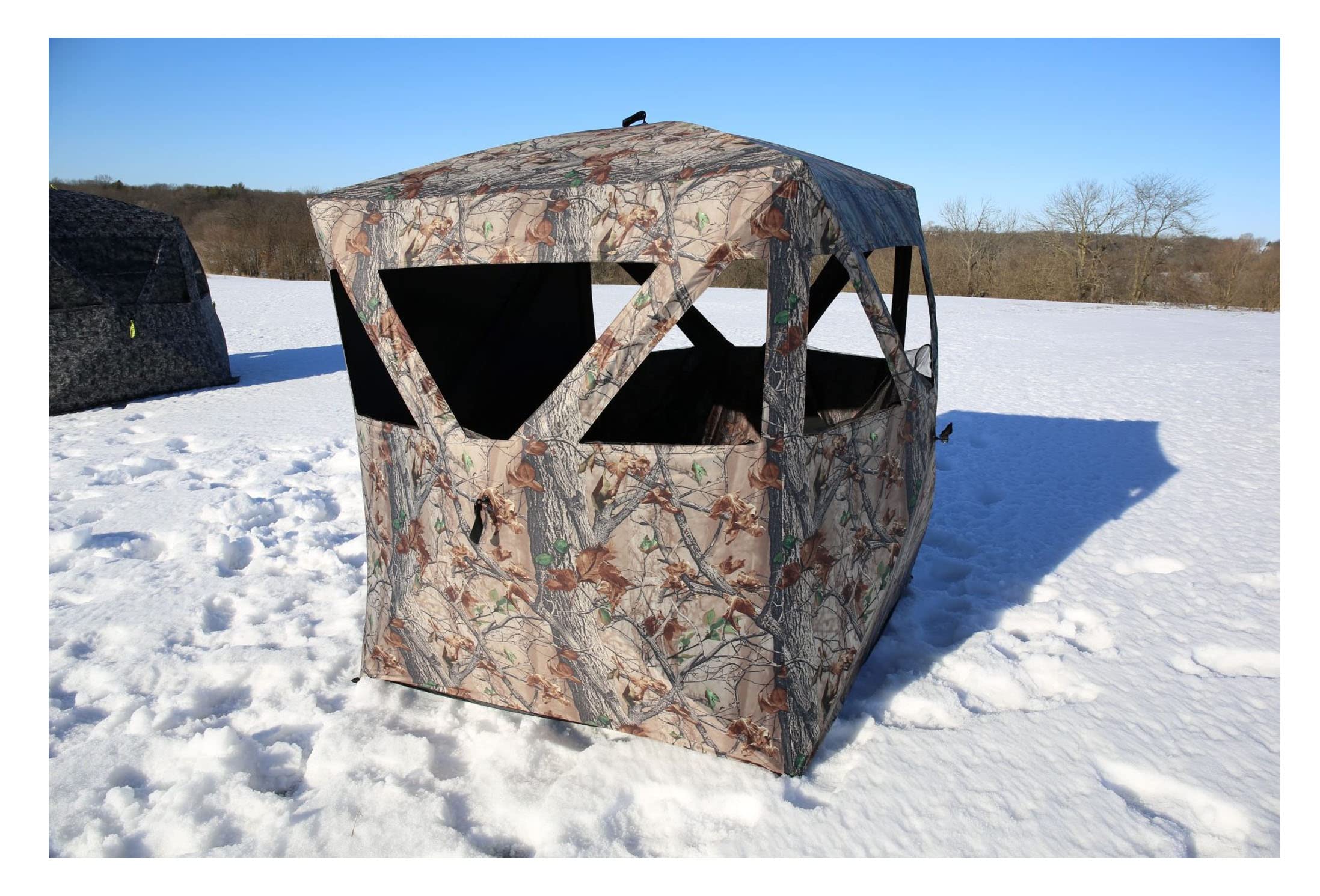MUDDY MUDDYMuddy Ground Blind 250 - Premium Hunting Blind for Deer & Turkey - Durable Camouflage Concealment for Outdoor Hunting & Wildlife Observation