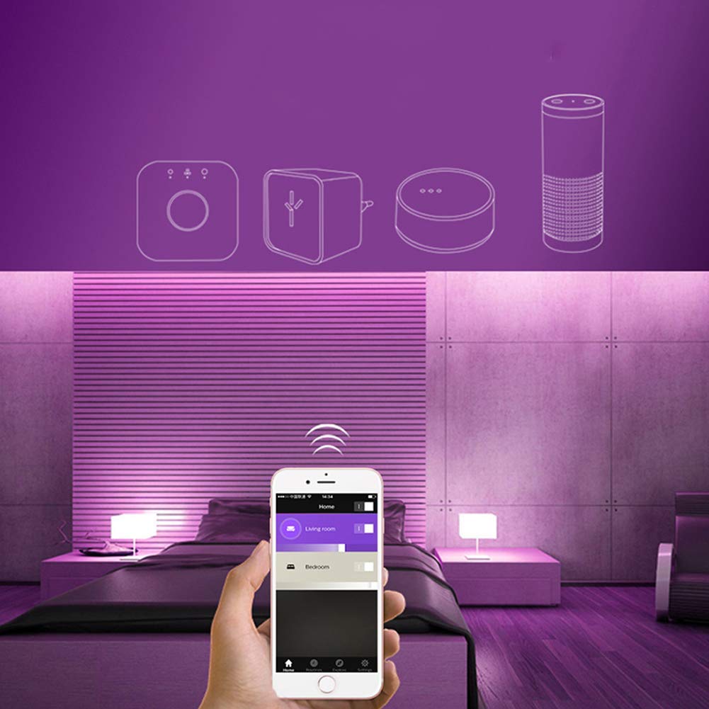 Zigbee Smart LED Strip Light Controller - Dual White, Compatible with Amazon Echo Plus, Works with 12-24V DC LED Strips - Perfect for Home Theater, Bedroom, and Party Lighting