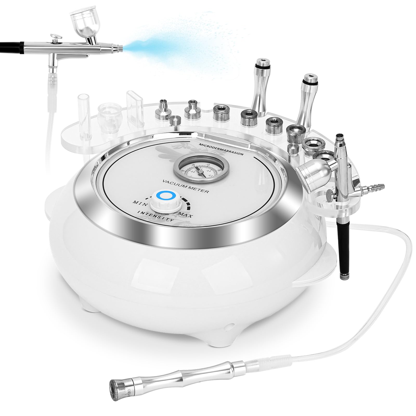 Yofuly 3-in-1 Professional Microdermabrasion Machine with Spray Gun for Face & Body - At-Home Skin Exfoliation & Hydration Treatment for Glowing Skin