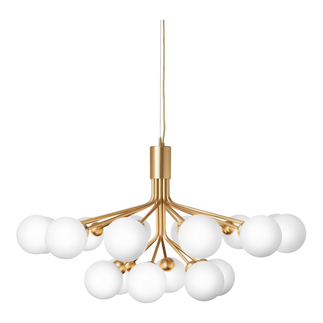 Apiales 18-Light Crystal Chandelier - Elegant Dining Room Lighting Fixture for Home Decor & Luxury Interior Design