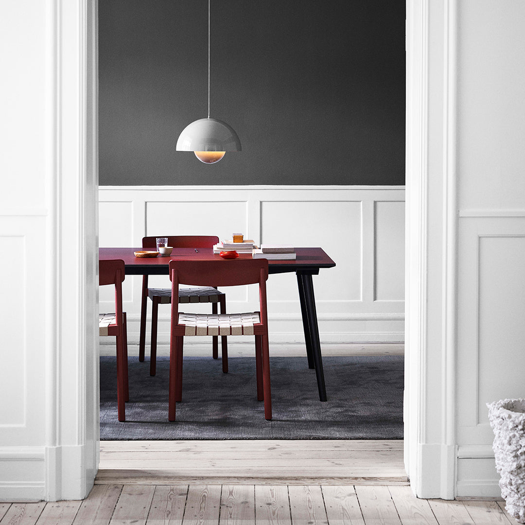 SK6 Modern Dining Table - 6-Seater Extendable Wooden Table for Kitchen & Dining Room - Perfect for Family Gatherings & Dinner Parties