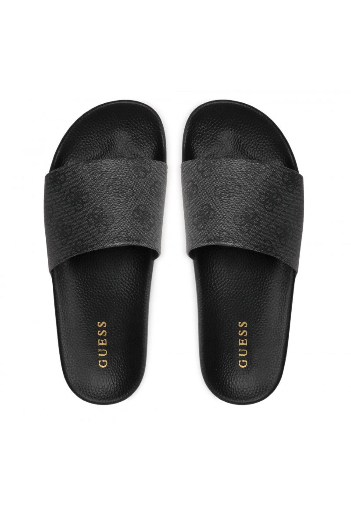GUESS Men's Comfortable Slide Sandals - Breathable Summer Beach Shoes for Pool, Gym & Casual Wear